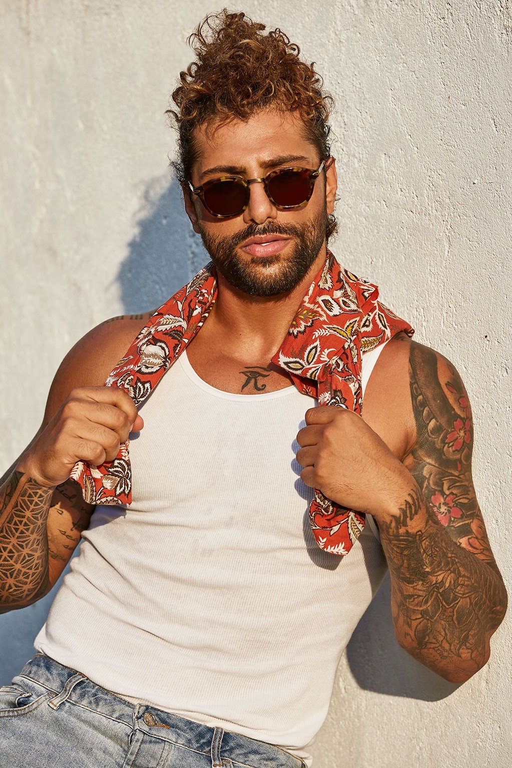 HEGIAS CARAMEL TORT SUNGLASSES