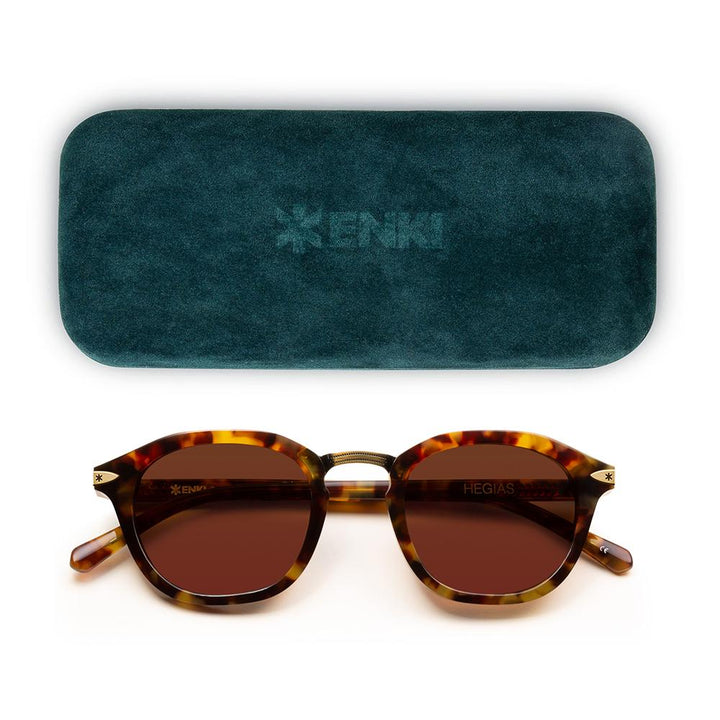 HEGIAS CARAMEL TORT SUNGLASSES