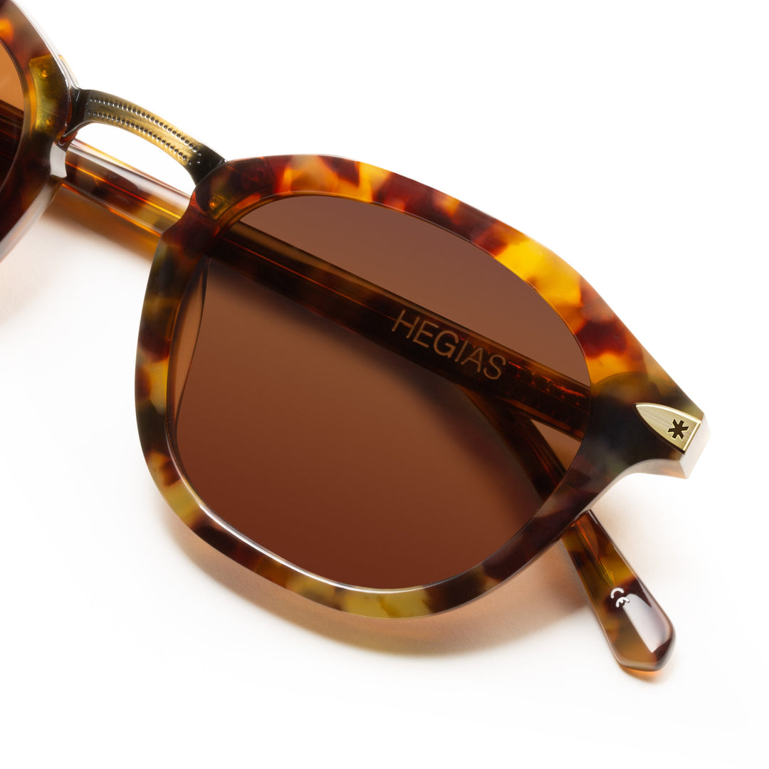 HEGIAS CARAMEL TORT SUNGLASSES