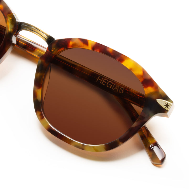 HEGIAS CARAMEL TORT SUNGLASSES